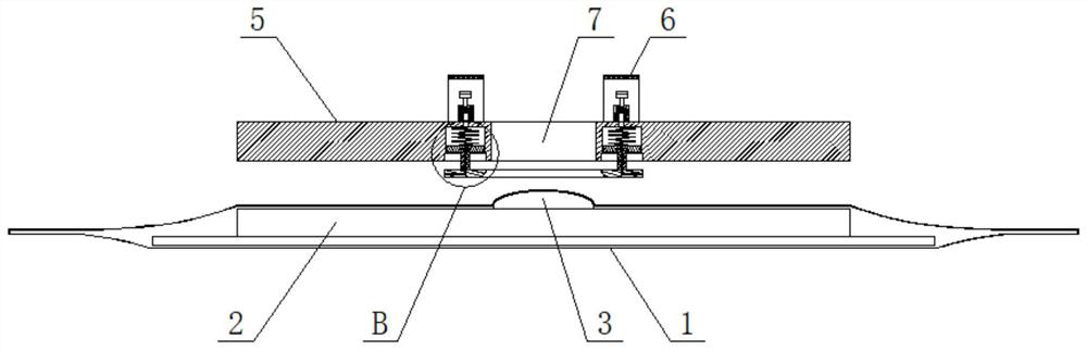 A vacuum pressing plate for product packaging