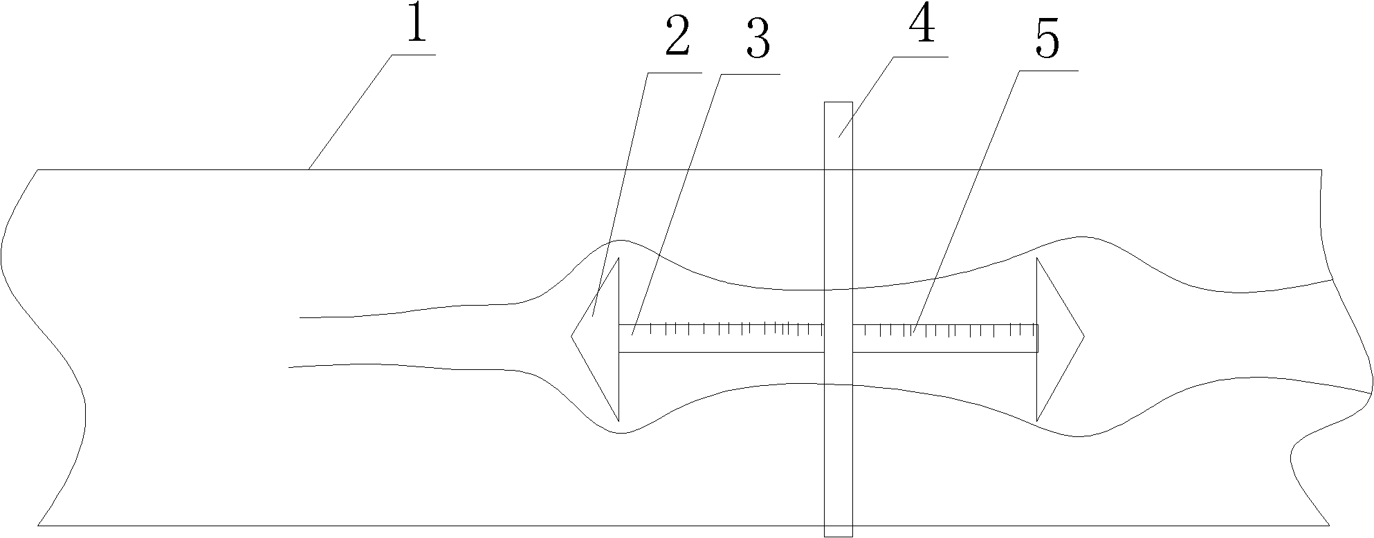 Differential flowmeter