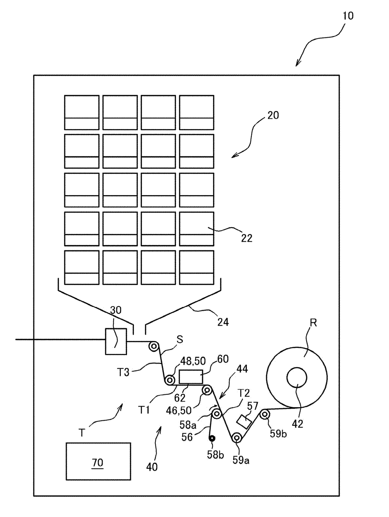 Drug portion packaging device