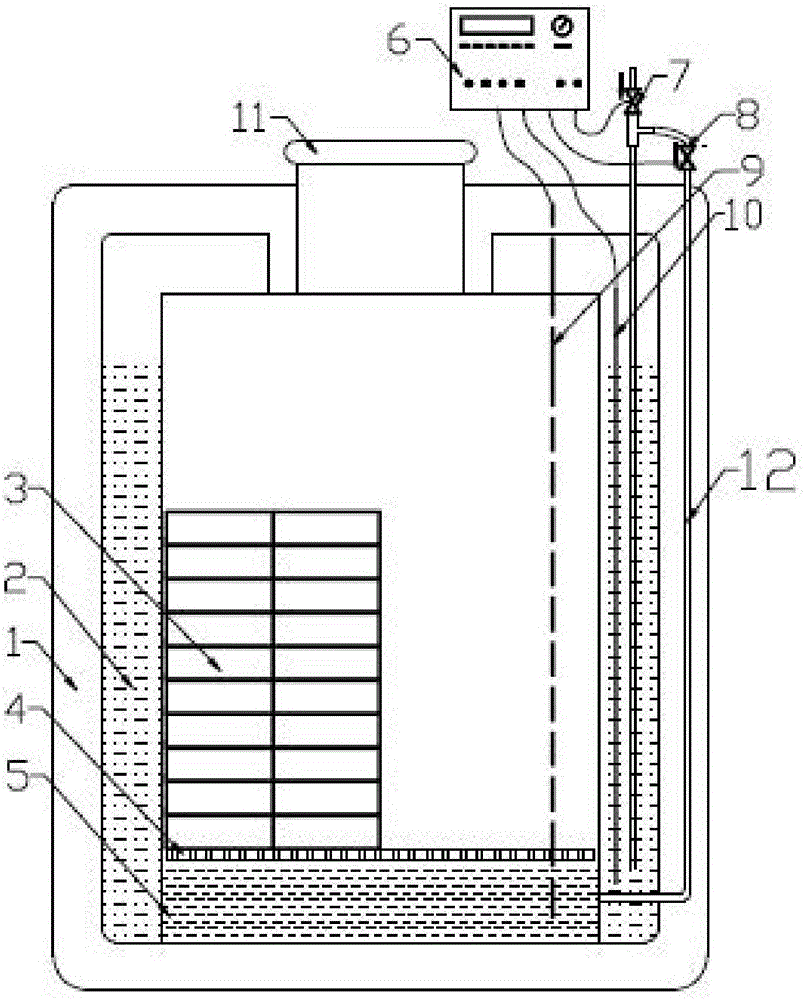 Gas phase liquid nitrogen biology storage tank