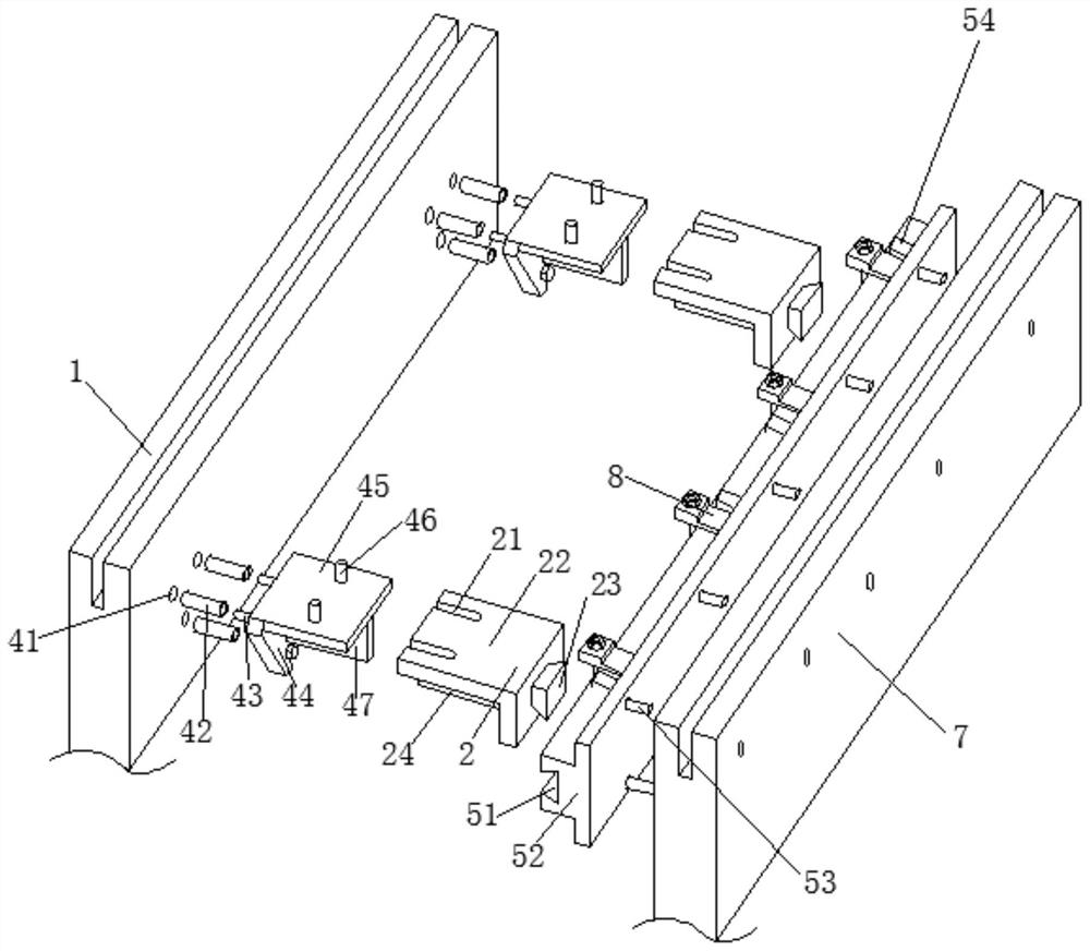 A quick connection installation structure for interior decoration panels