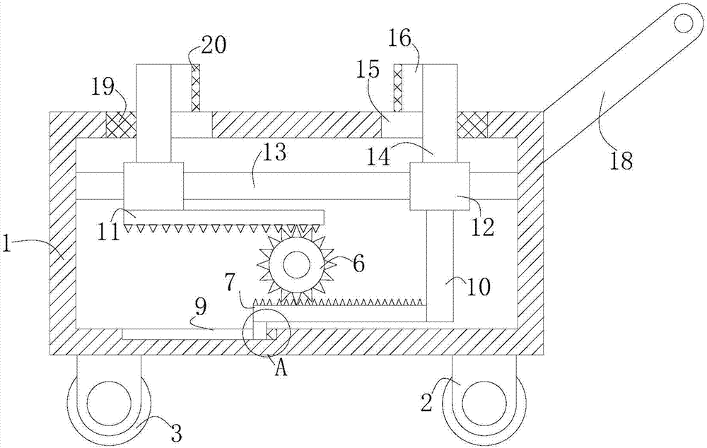 Anti-falling transloading equipment