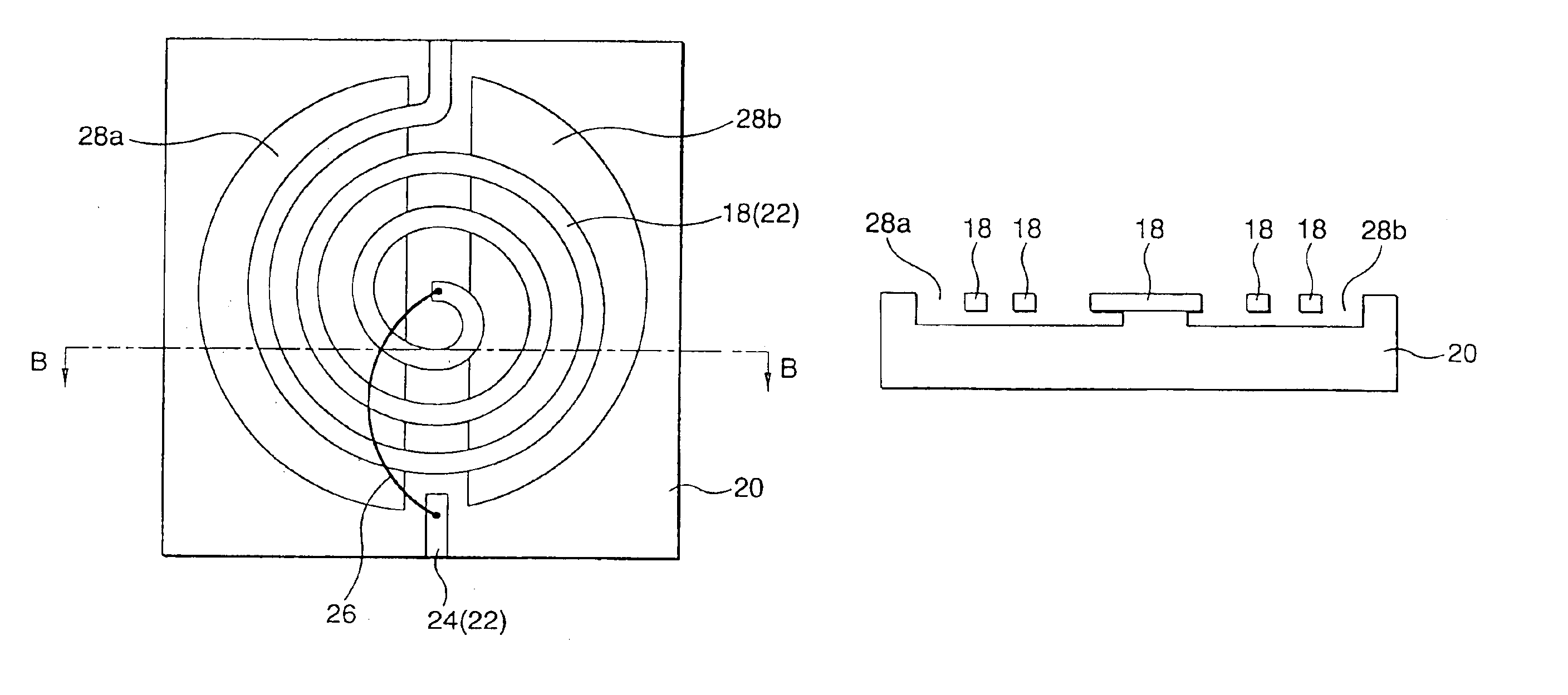 High-frequency coil device and method of manufacturing the same