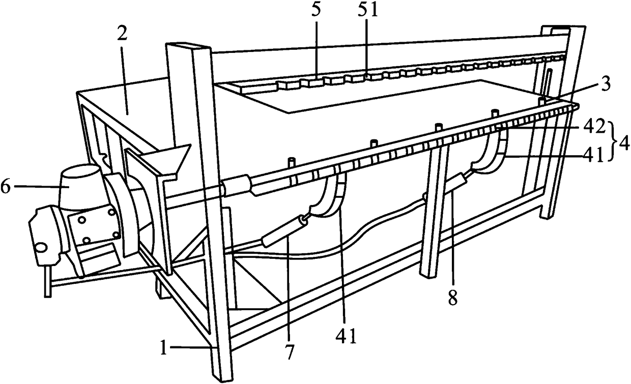 Automatic overedging machine and working method thereof