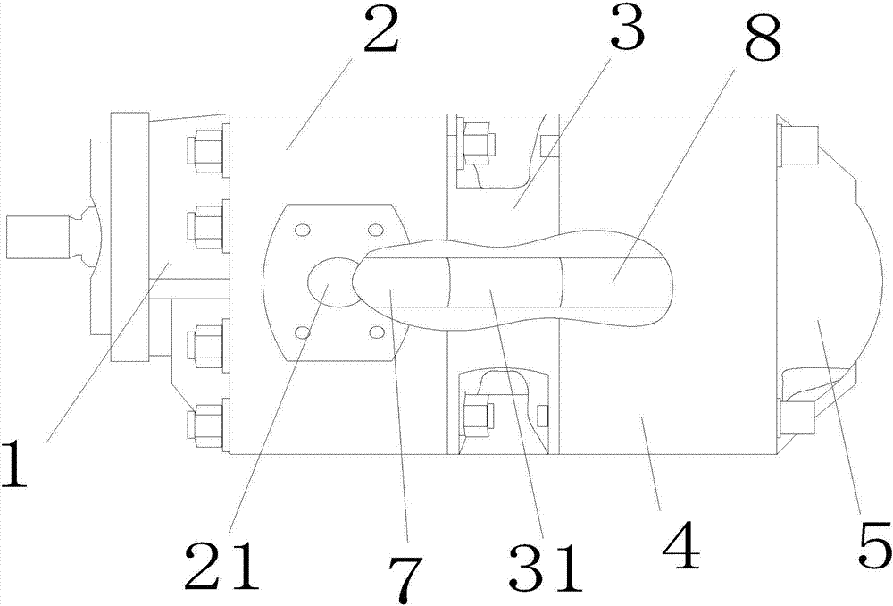 Duplex hydraulic gear pump