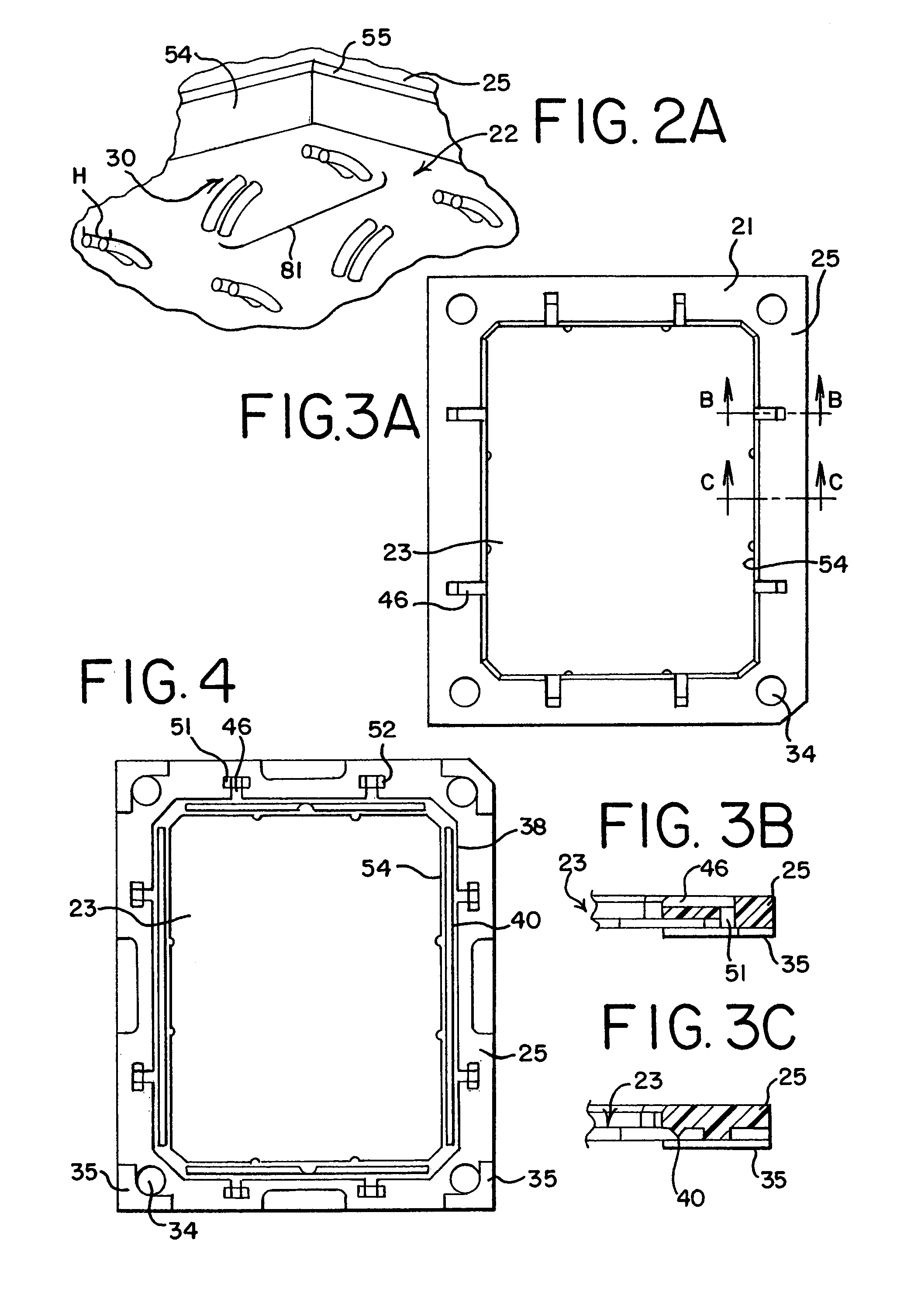 Method of making stitched LGA connector