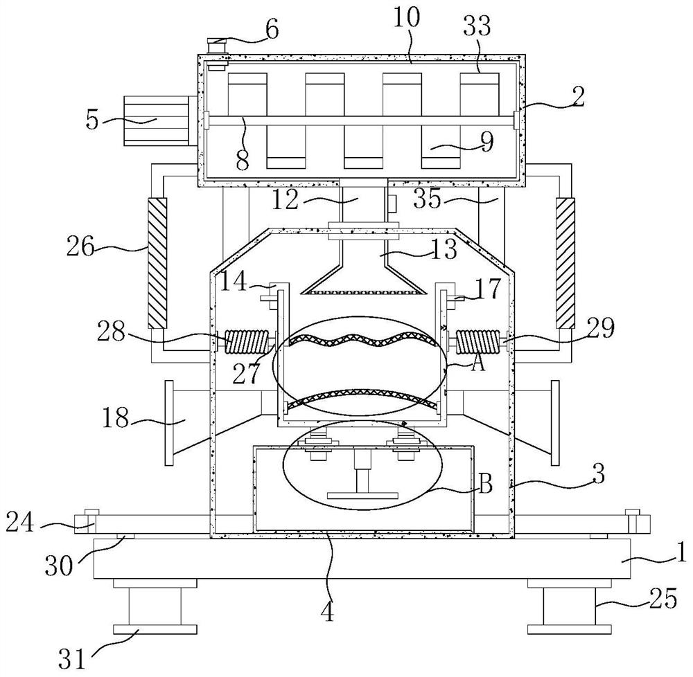 A high-efficiency aluminum liquid filtration and purification device for aluminum ingot production