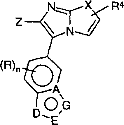 Novel imidazothiazoles and imidazoxazoles