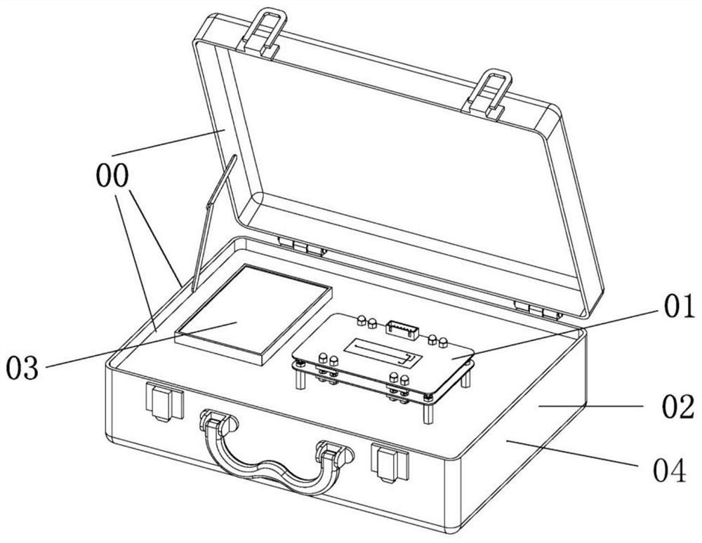 A portable microfluidic chip analysis diagnostic instrument and control method