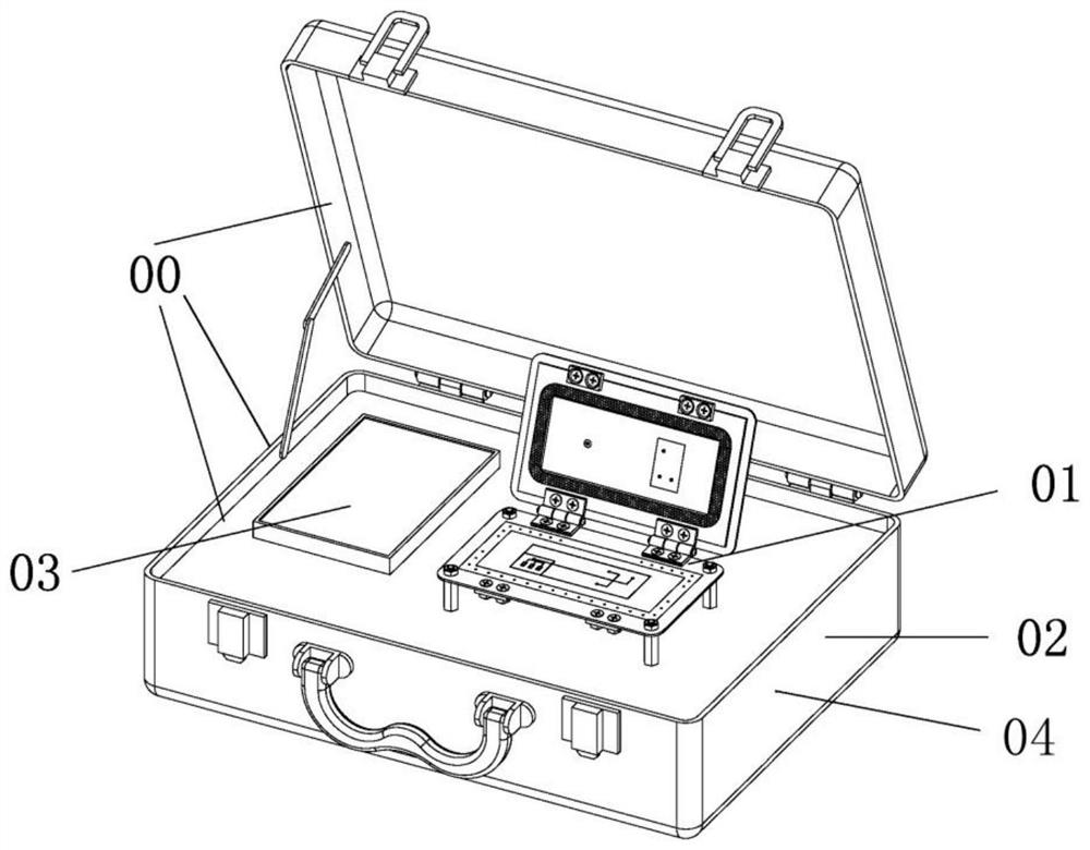 A portable microfluidic chip analysis diagnostic instrument and control method