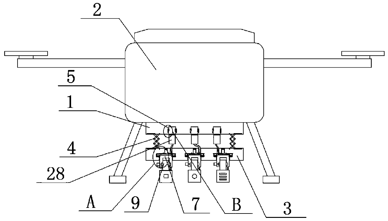 Military unmanned aerial vehicle mounting system