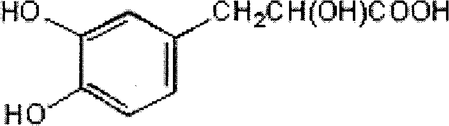 Salvianic acid A pharmaceutical composition and preparation method thereof