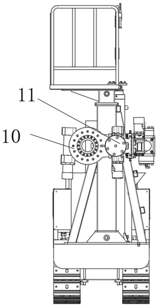 Pneumatic crawler-type vehicle special for conveying explosive cartridges