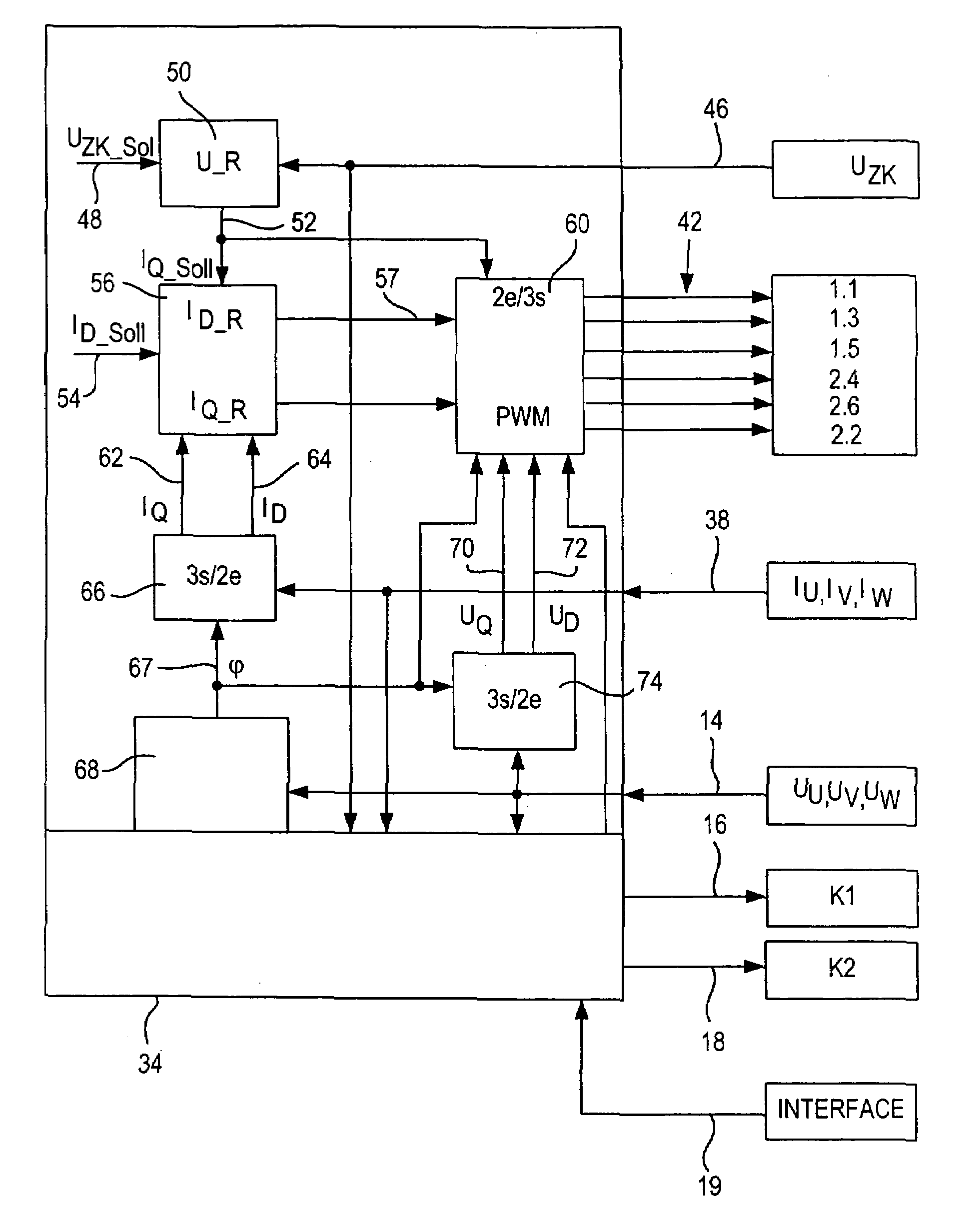 Device and method for monitoring the connection of an electrical supply unit