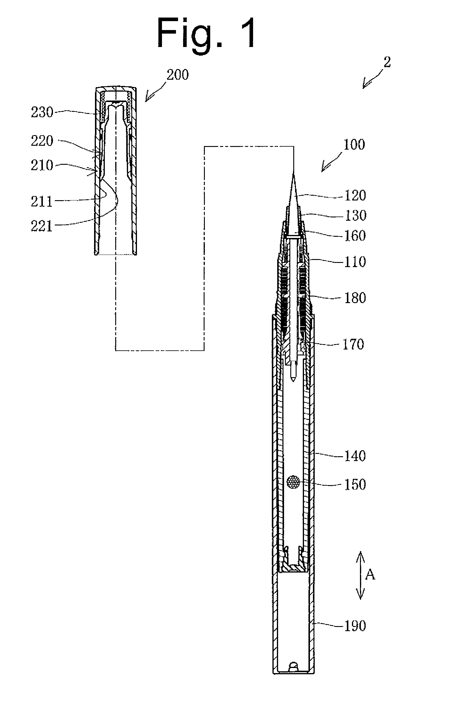 Pressure fluctuation buffering mechanism and applicator