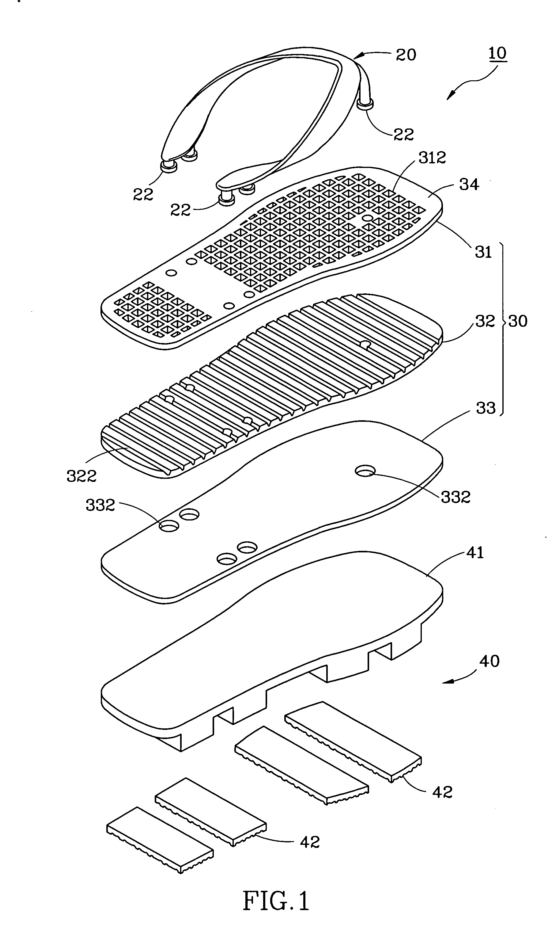 Paddle slipper that offers wearing comfort