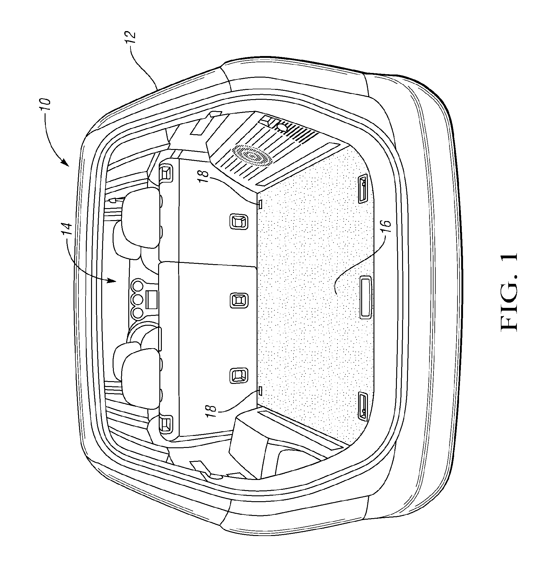 Vehicle load floor support with integral air duct