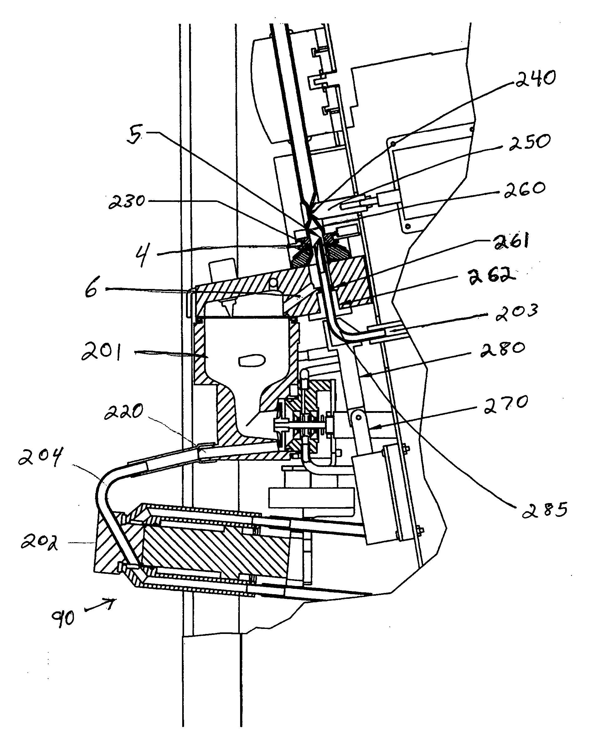 Hygienic beverage mixing and whipping assembly