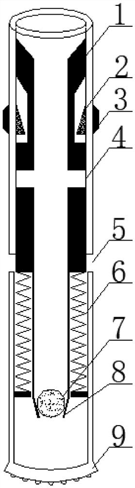 A construction tool and method for improving the recovery rate of horizontal wells in low-permeability reservoirs