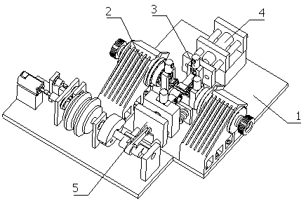 Stress testing device for car suspension control arm bushing stiffening piece