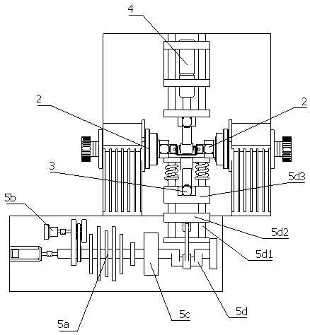 Stress testing device for car suspension control arm bushing stiffening piece