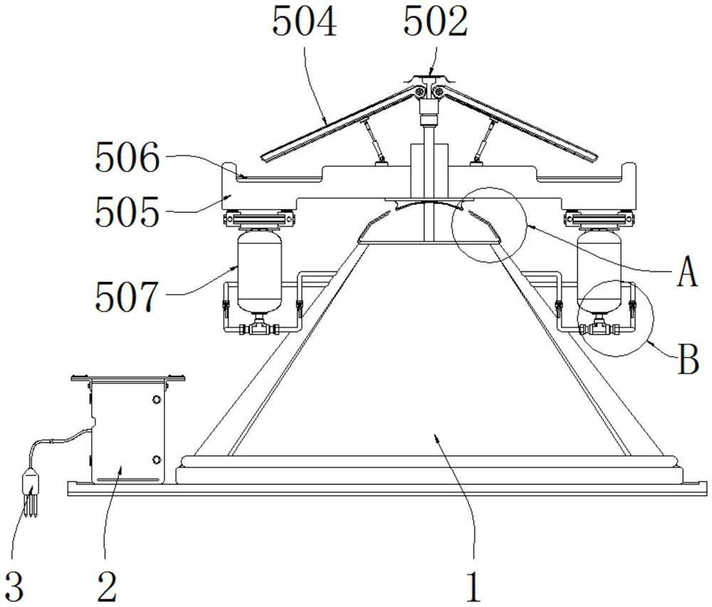 Temperature increasing device capable of simulating drought environment based on energy conservation and environmental protection