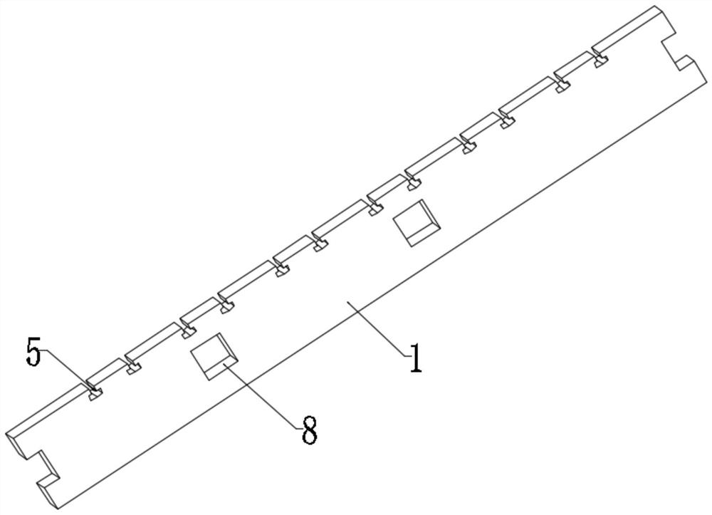 Assembly type stairway installation structure