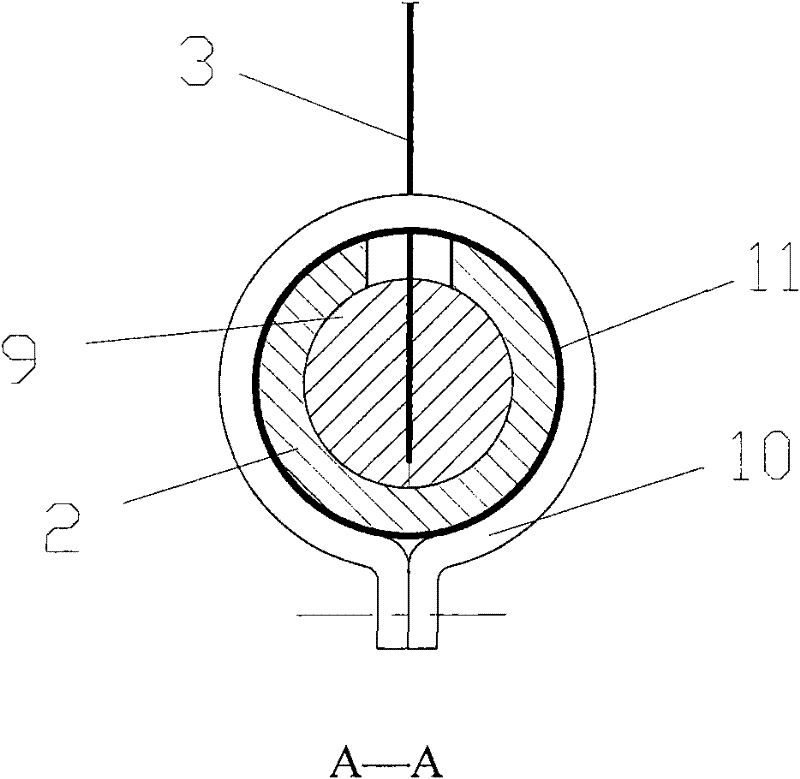 Device for eliminating flying lateral force of aircraft at high angle of attack