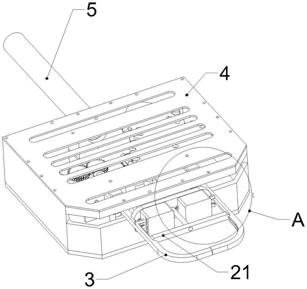 Device for repairing deepwater net cage netting