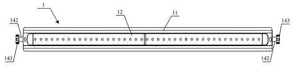 Movable type sterilization device and storage cabinet comprising same