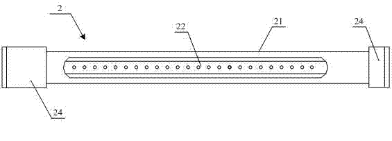 Movable type sterilization device and storage cabinet comprising same