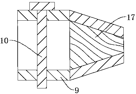 Carbon deposit suction device of electric spark forming machine