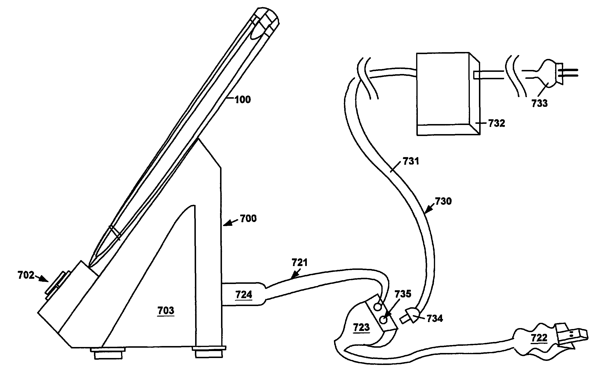 Palmtop computer docking system with USB cable assembly