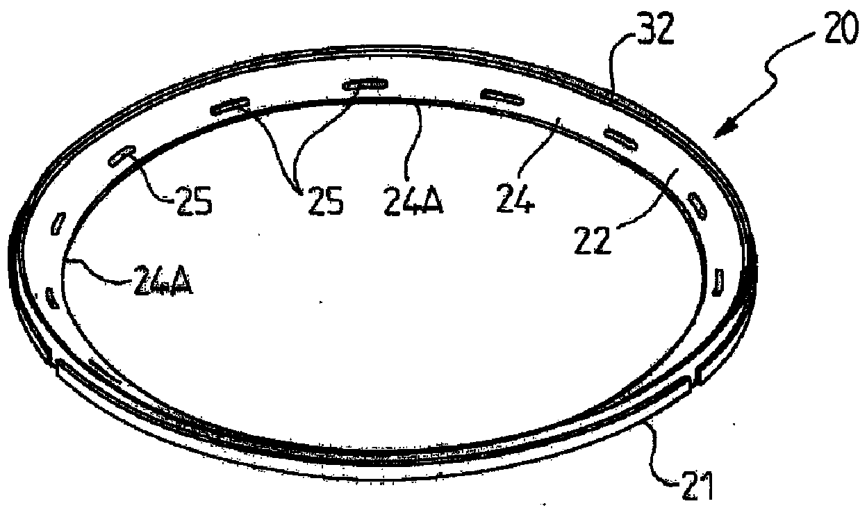 Seal for pressure cooker with through opening