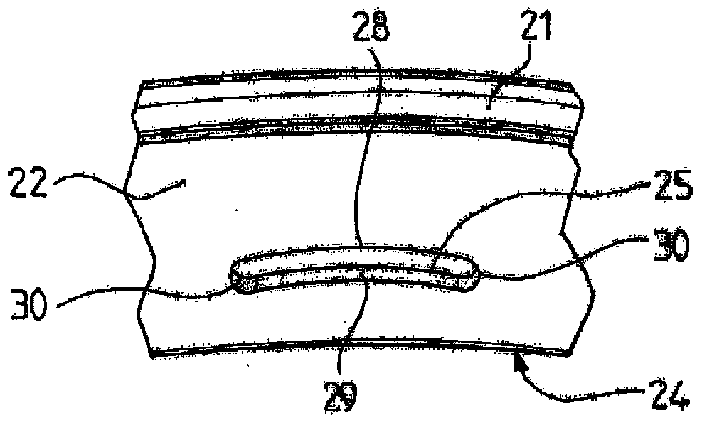 Seal for pressure cooker with through opening