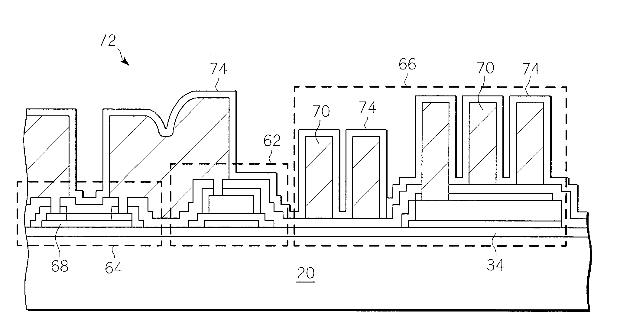 Integrated passive device and method with low cost substrate