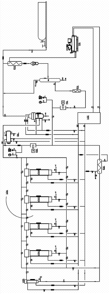 Cleaning method for supercritical carbon dioxide dyeing equipment