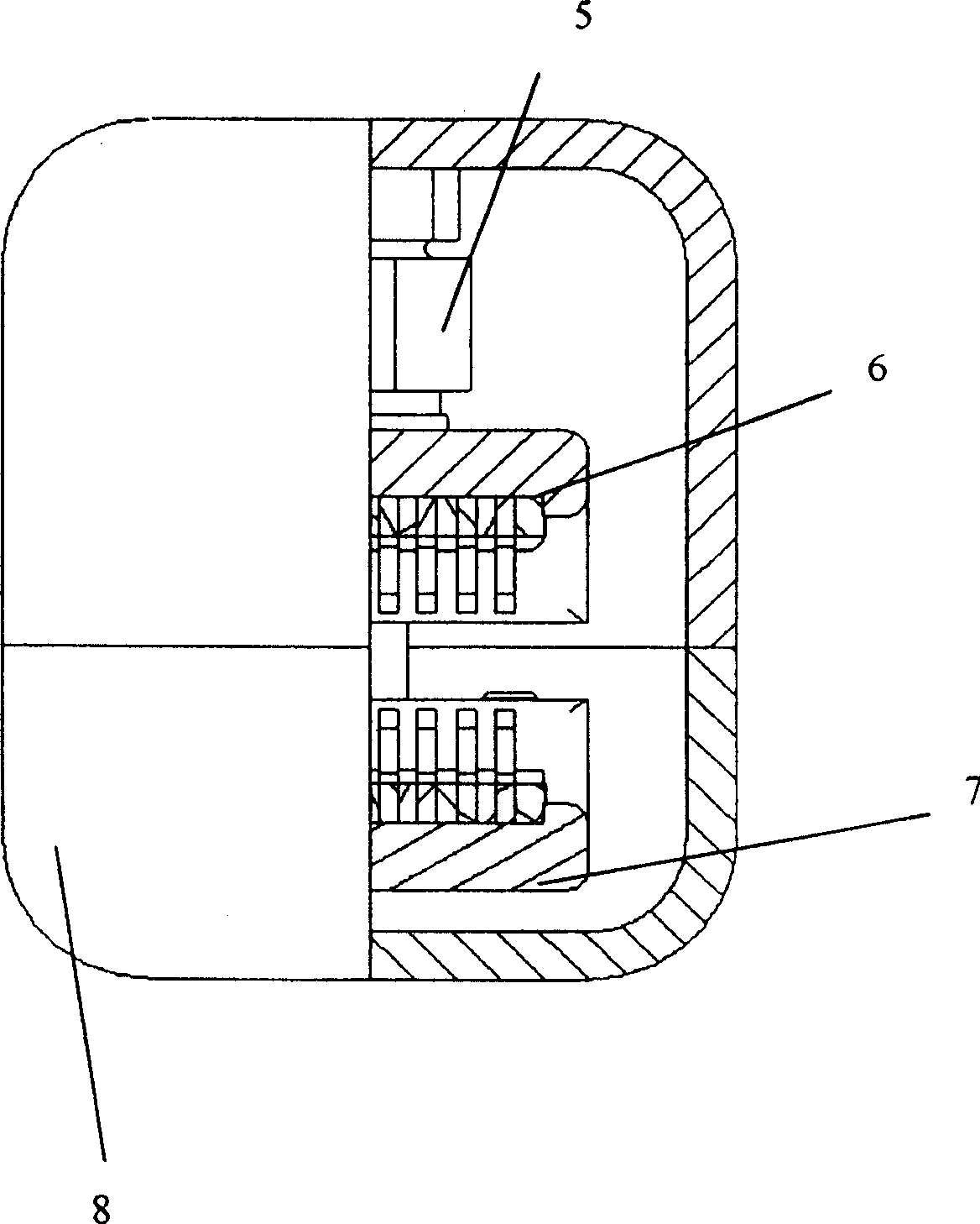 Punctured and embedded insulator for preventing broken wire of aerial insulated conductor caused by lightning strike