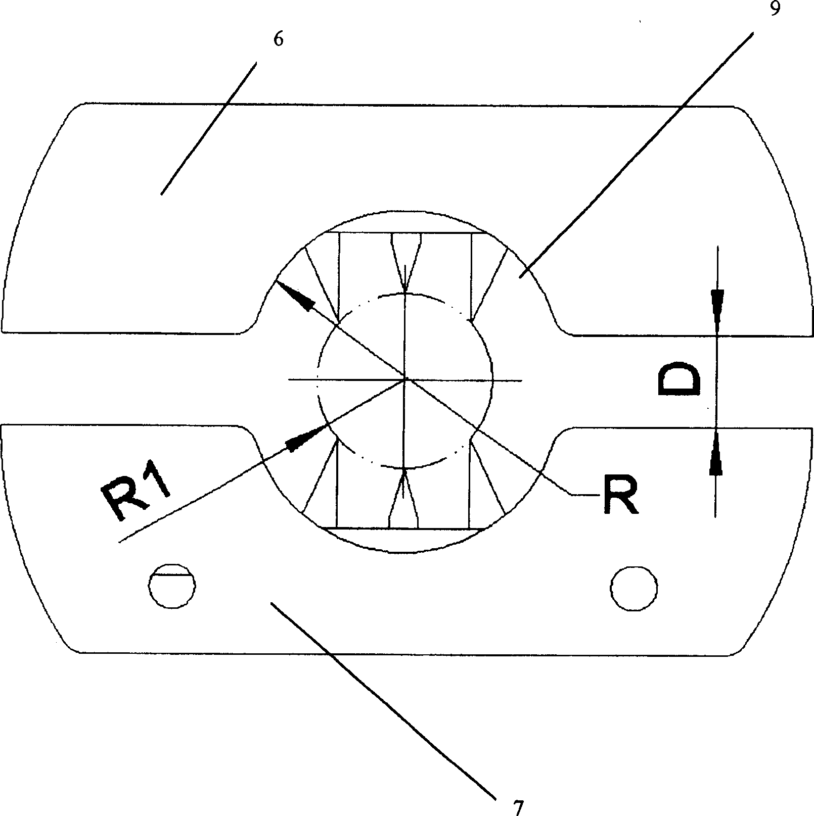 Punctured and embedded insulator for preventing broken wire of aerial insulated conductor caused by lightning strike