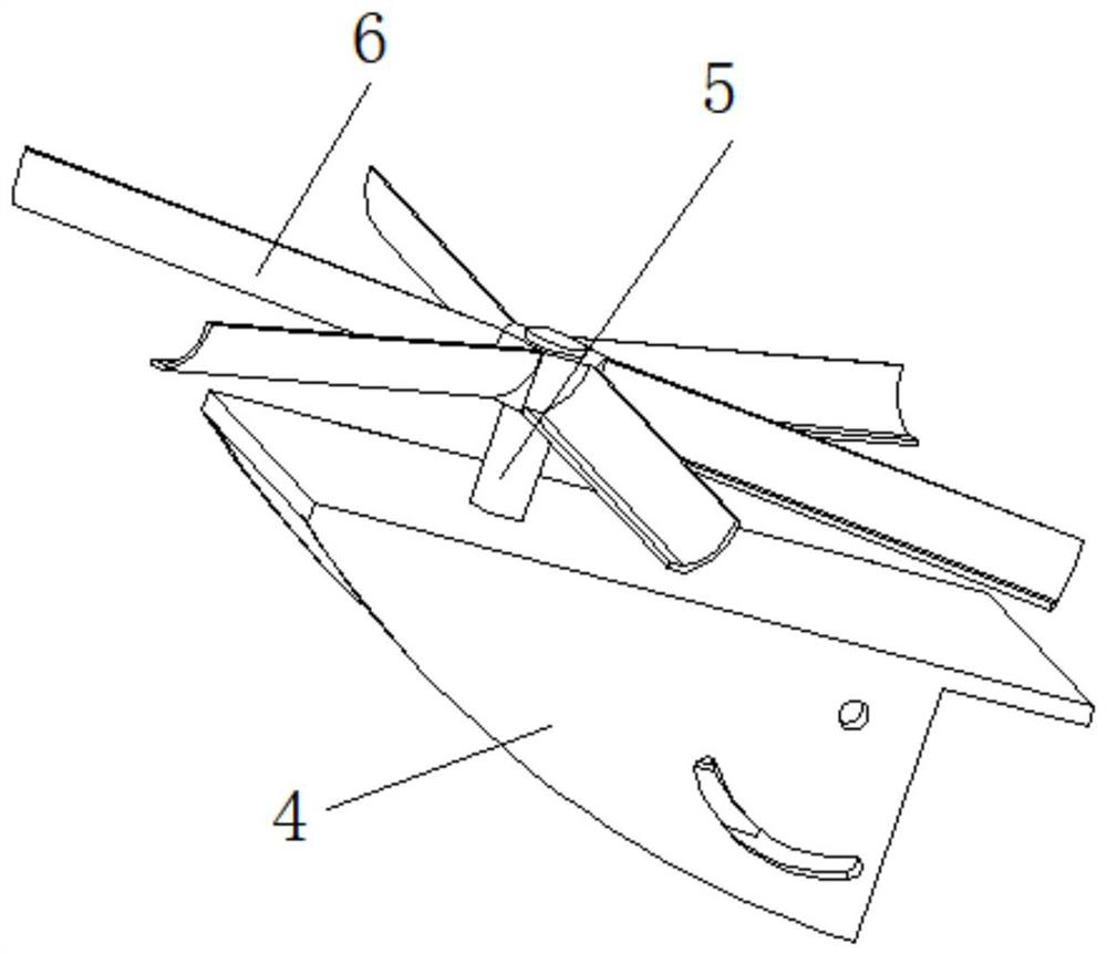 Biological strain throwing device for agricultural straws returning to lands