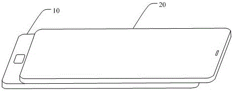 Separated type long-distance communication mobile terminal and use method thereof