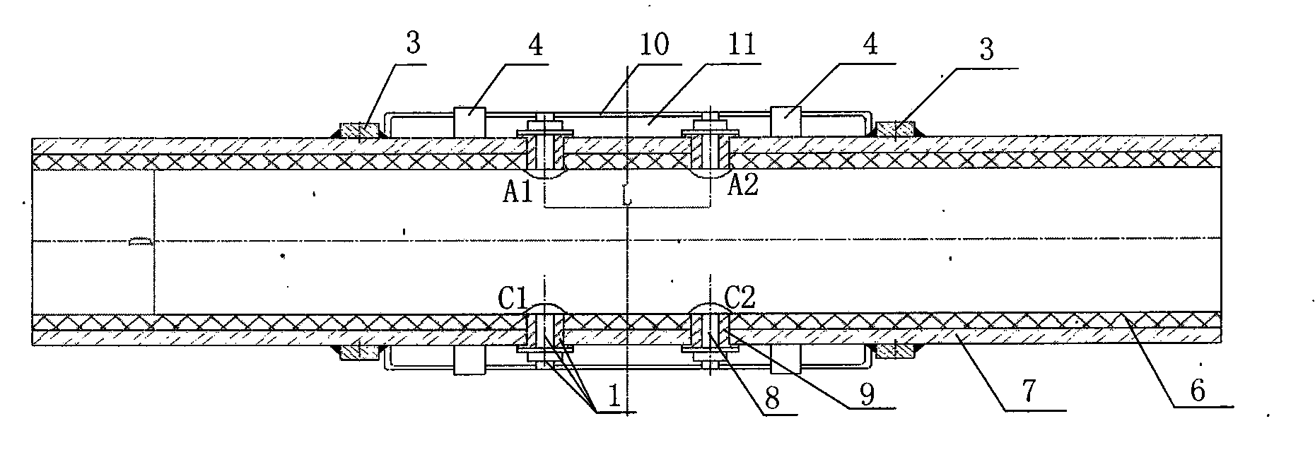 Flowmeter sensor based on electromagnetic correlation method