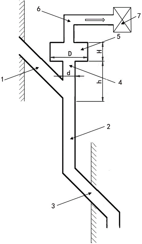 Slag falling device and circulating fluidized-bed boiler