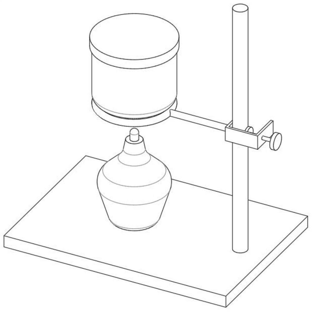 Convection experimental material and experimental method