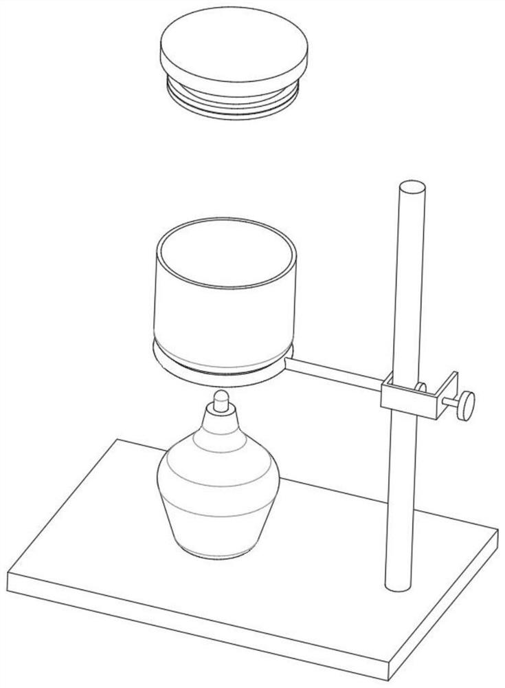 Convection experimental material and experimental method