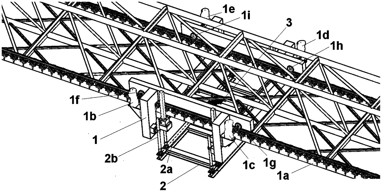 Trailer device used on testing water pool