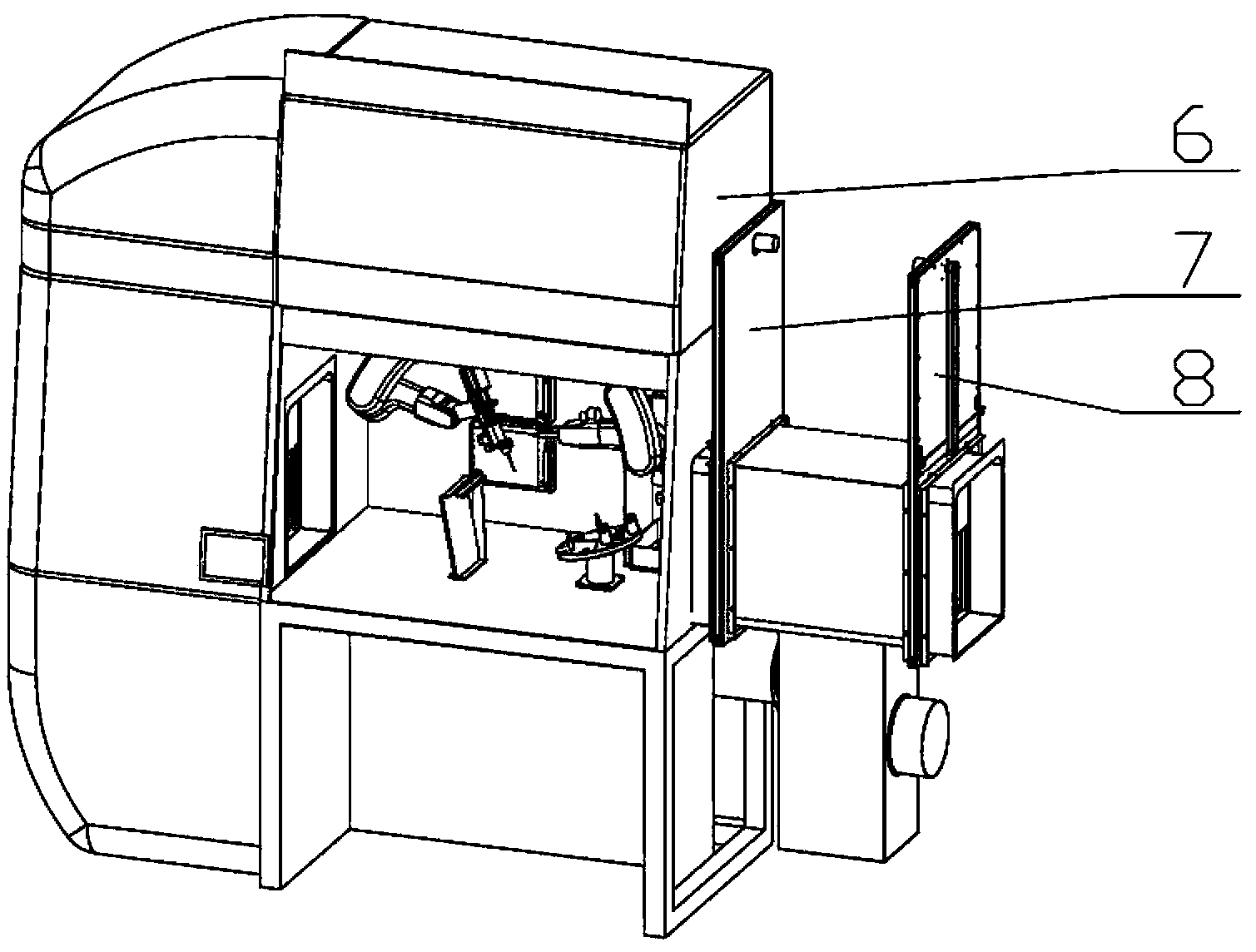 Purification and manipulator automatic pharmacy intravenous admixture device