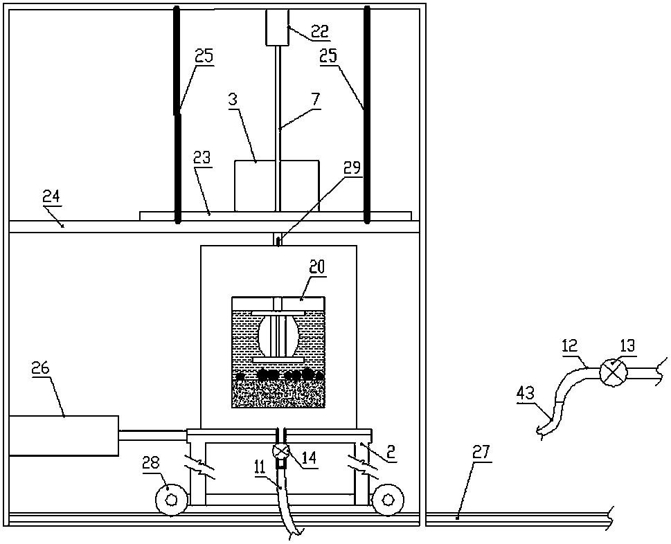 Concrete impact and abrasion test system and its test method