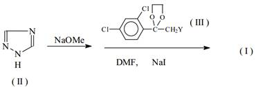 A kind of synthetic method of penconazole intermediate