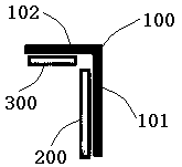 L-shaped connecting member for solar cell sheet and use thereof